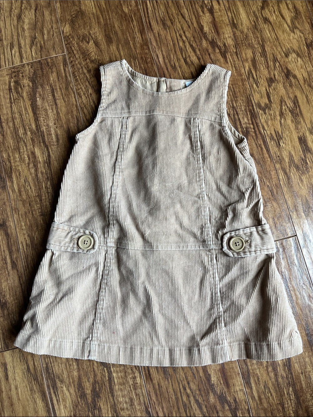 Baby Gap Corduroy Pinafore Dress in Tan